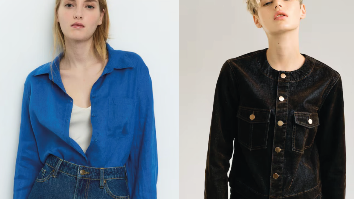 Len, denim nebo samet, to jsou materiály, které budeme nosit letošní rok. 
