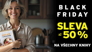 Využijte Black Friday na knížky z dílny Topreceptů a Apetitu
