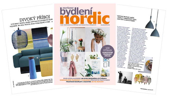 Marianne Bydlení vydává Nordic Speciál. Nabízí sto stran severského bydlení. 