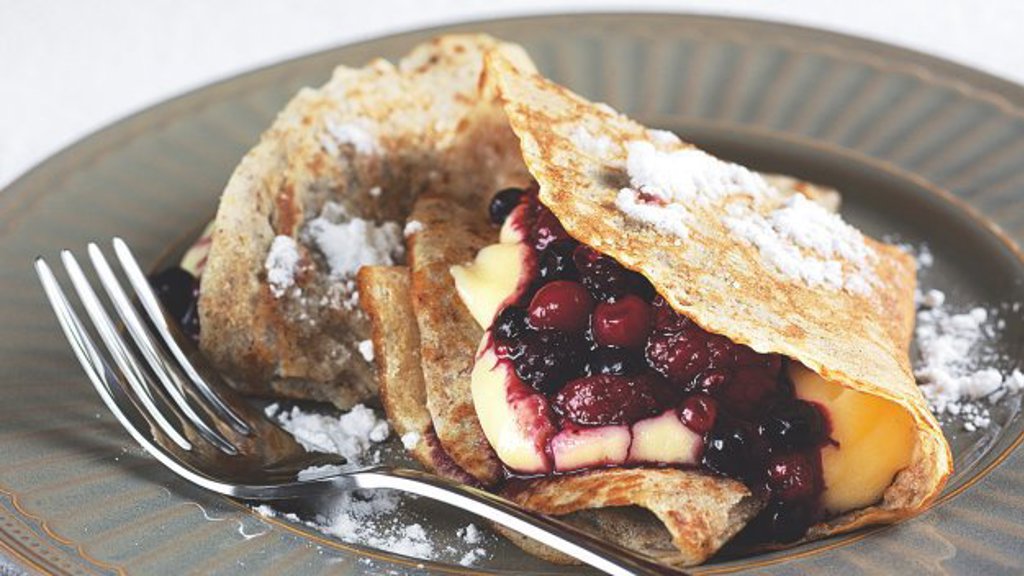 Recept: Pohánkové palačinky s vanilkovým krémem Recept: Pohankové palačinky s vanilkovým krémem