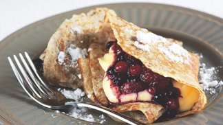 Recept: Pohánkové palačinky s vanilkovým krémem