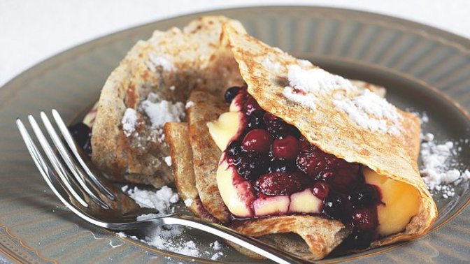 Recept: Pohánkové palačinky s vanilkovým krémem Recept: Pohankové palačinky s vanilkovým krémem