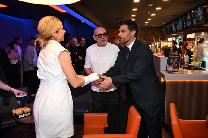 Leoš Mareš s Leškem Wronkou a jeho paní Vendulou.