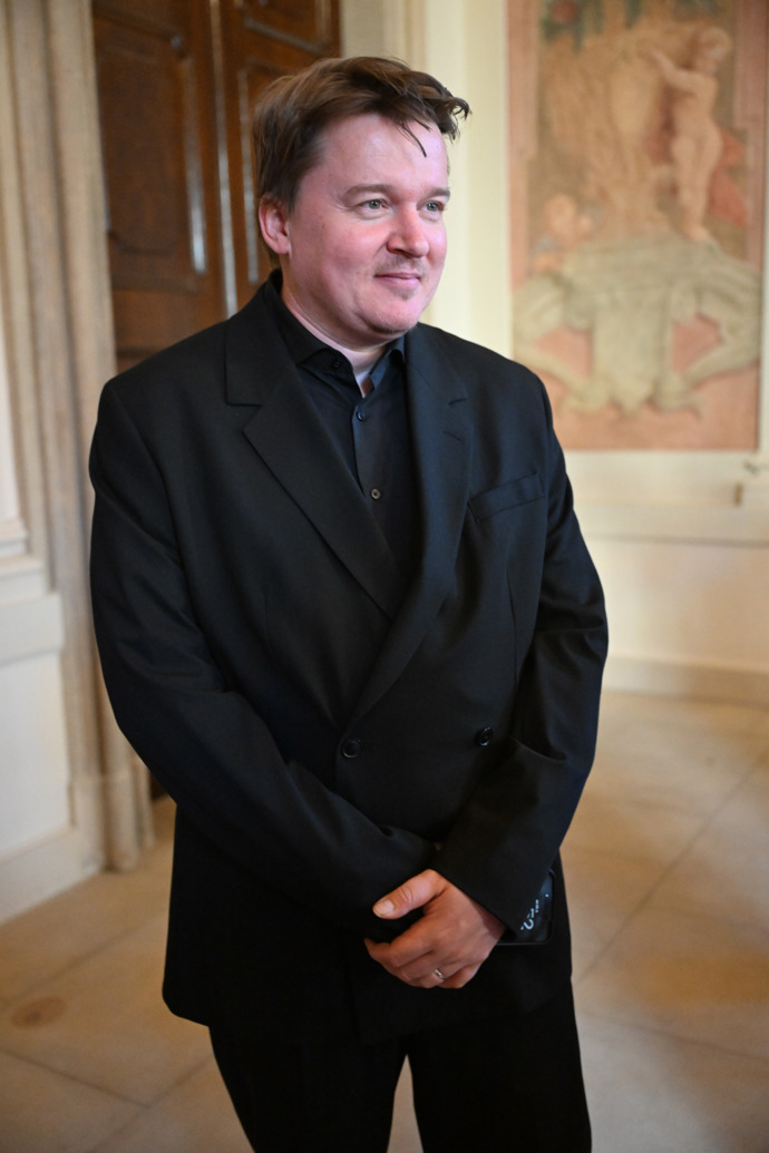 Petr Kolečko přišel podpořit svou ženu Anetu Vignerovou. 