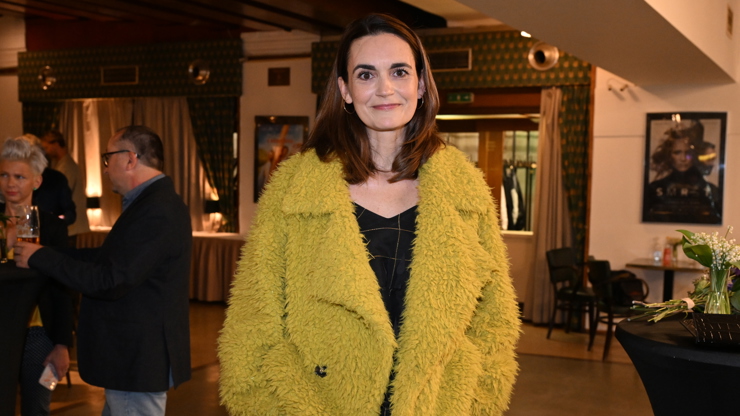 Daniela Písařovicová přišla podpořit svého manžela Ondřeje.