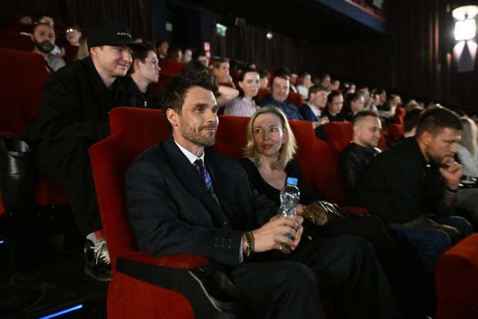 Leoš Mareš nemohl na premiéře chybět.