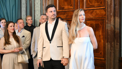 FOTO: Veronika Kašáková se svým bratrem Karlem.