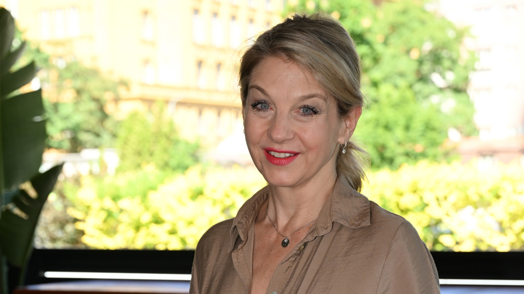Herečka Sabina Laurinová.