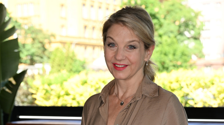 Herečka Sabina Laurinová.