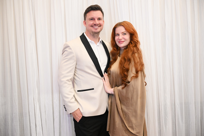 Karel Kašák se svou partnerkou Kateřinou Bláhovou.