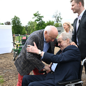 Miloš Zeman s Felixem Slováčkem.