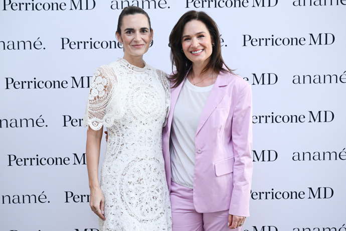 Klára Doležalová a Daniela Brzobohatá na uvedení řady neuropeptidů od Perricone.