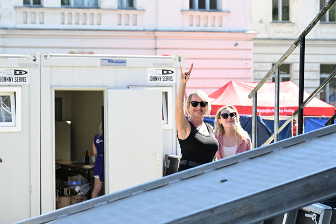 Martina Pártlová na festivalu.