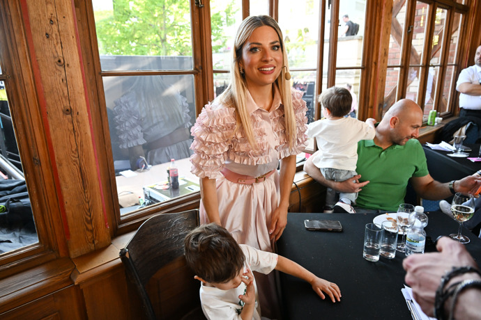 Eva Perkausová na akci Dermacol Love Day.