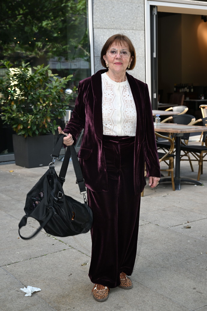 Herečka Lenka Termerová na premiéře filmu Pět švestek.