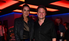 Ondřej s Danielou na premiéře filmu Vlny.