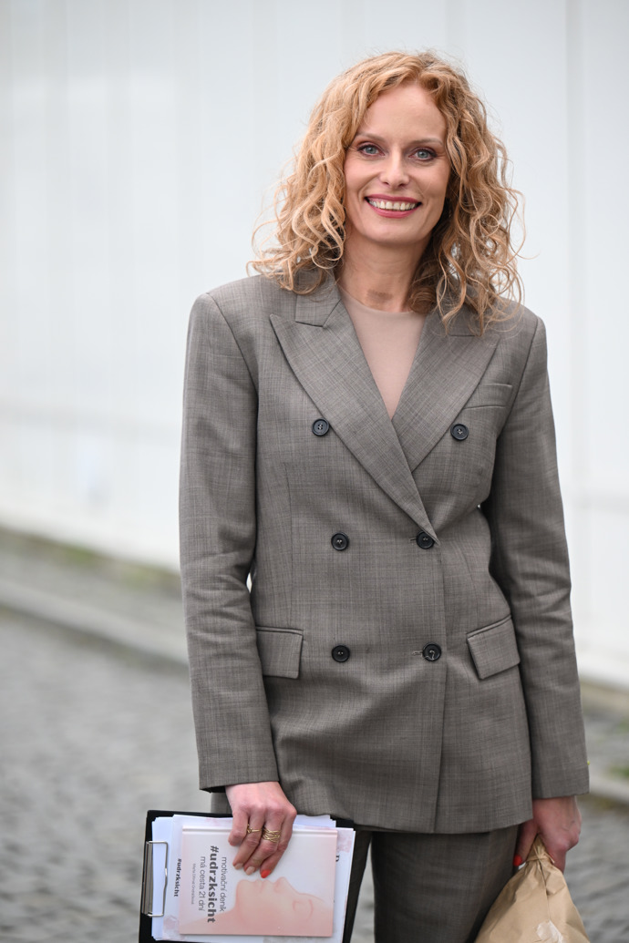 Moderátorka Kristina Kloubková. 