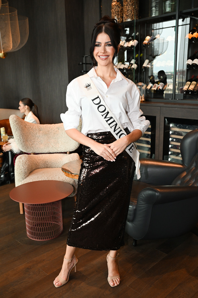 Finalistka Miss Dominique Alagia.