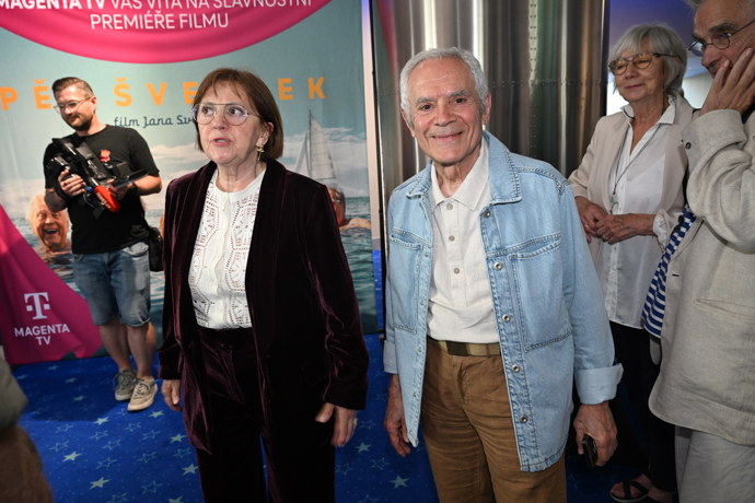 Lenka Termerová spolu s manželem Morisem Issou.