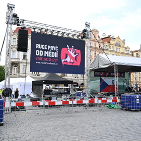 Demonstrace Milionu chvilek pro demokracii.