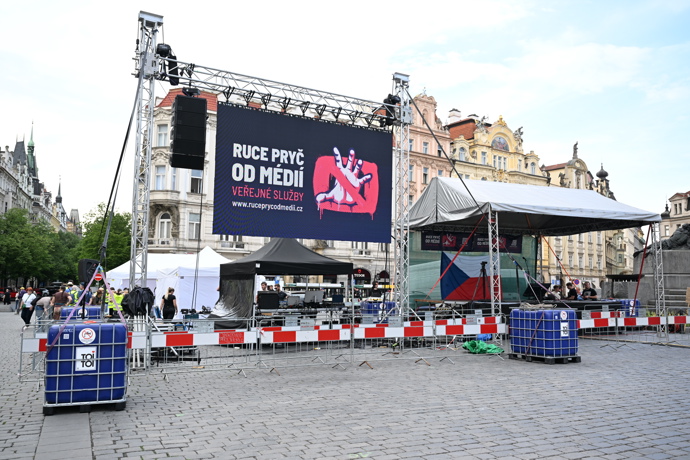 Demonstrace Milionu chvilek pro demokracii.