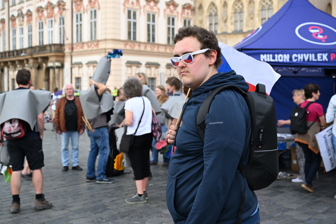 Demonstrace Milionu chvilek pro demokracii.