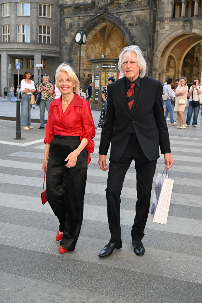 Veronika Žilková s Ivanem Hubačem.