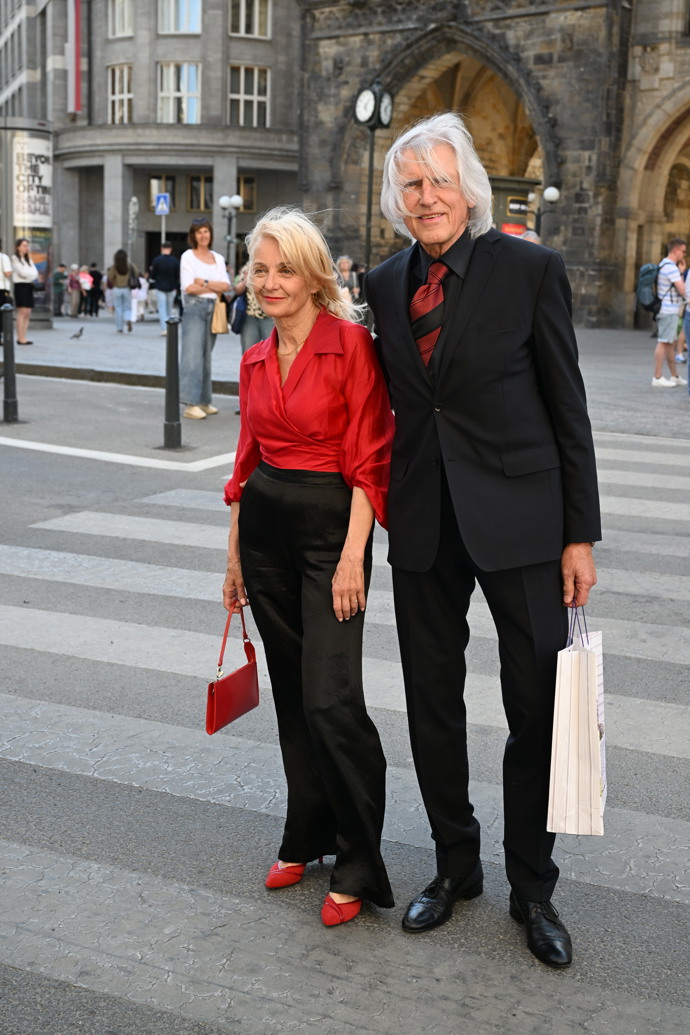 Veronika Žilková s Ivanem Hubačem.