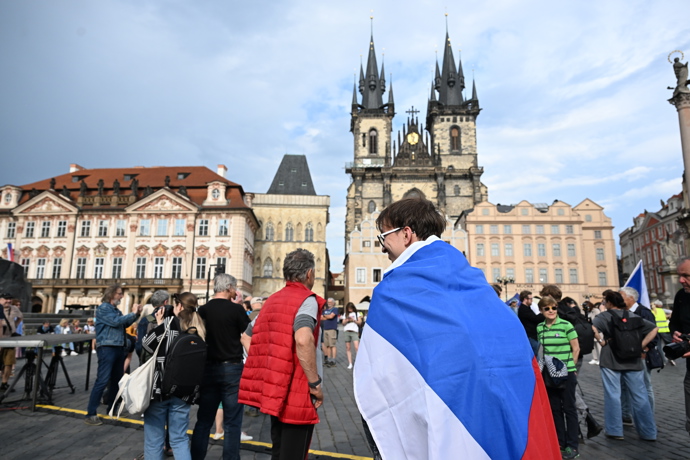 Demonstrace Milionu chvilek pro demokracii.