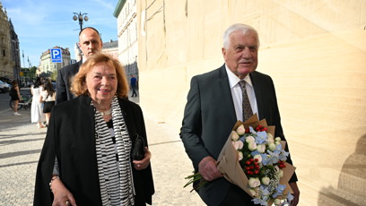 FOTO: Václav Klaus rovněž dorazil.