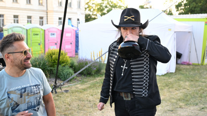 FOTO: Robert Kodym na festivalu Mezi ploty 2026.