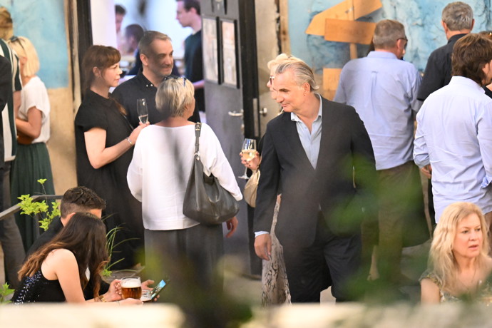 Jiří Macháček si party po premiéře nenechal ujít.
