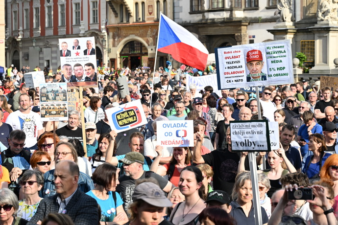 Demonstrace Milionu chvilek.