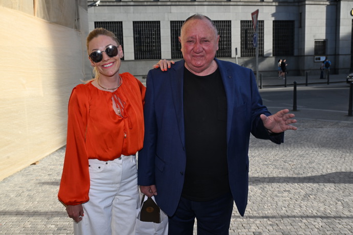 Vítězslav Jandák dorazil na narozeniny Jiřiny Bohdalové po boku krásné ženy.