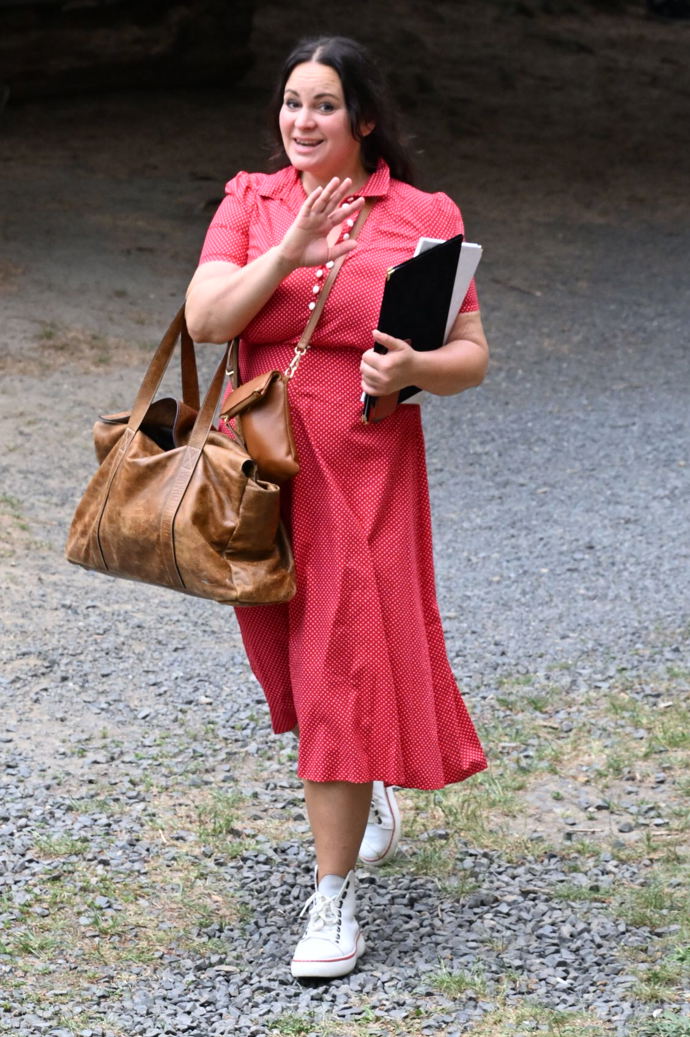 Jitka Čvančarová mávala. 