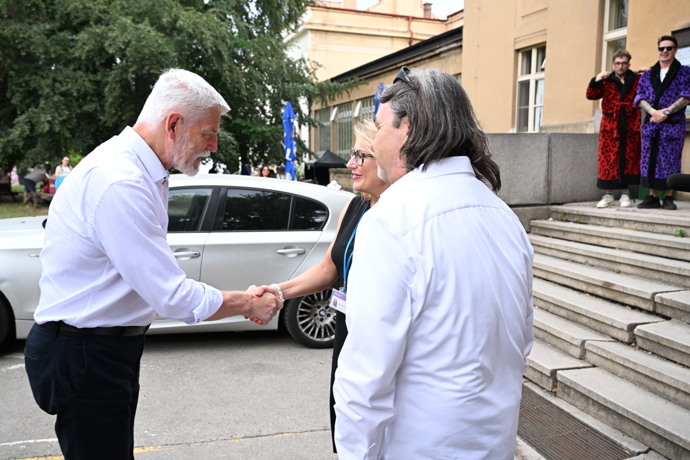 Petr Pavel na festivalu Mezi ploty. 