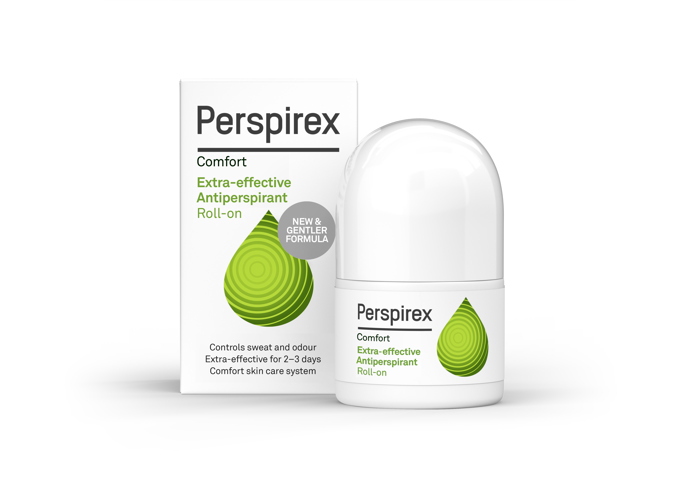 Antiperspirant šetrný k pokožce s ochranou proti pocení, Perspirex, 450 Kč