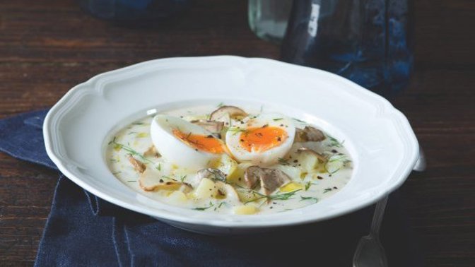 Recept: Kulajda s vejcem Recept: Kulajda s vejcem