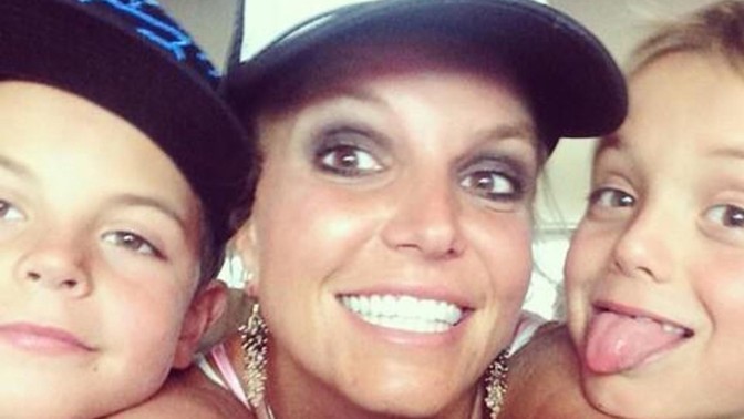Britney Spears se svými syny