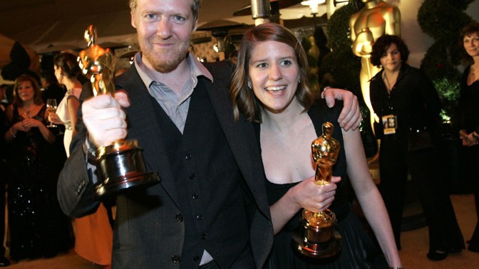Markéta Irglová a Glen Hansard v roce 2008 získali Oscara za nejlepší původní píseň
