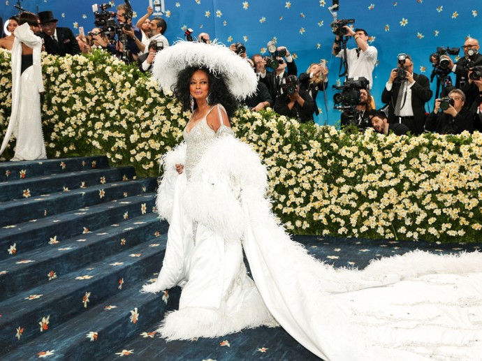 Diana Ross na Met Gala.