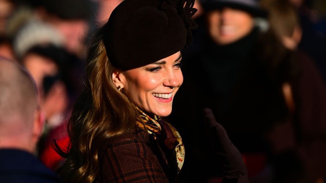 Princezna Kate na vánoční mši 2025
