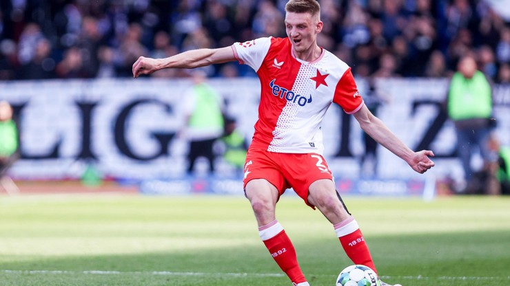 Obránce Slavie Štěpán Chaloupek.