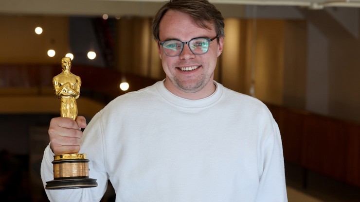 Pavel "Paša" Talankin převzal Oskara za nejlepší celovečerní dokumentární film.