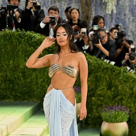 Influencerka Lena Mahfouf na Met Gala.