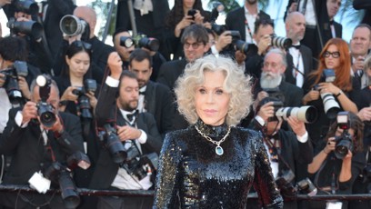FOTO: Jane Fonda na Filmovém festivalu v Cannes.