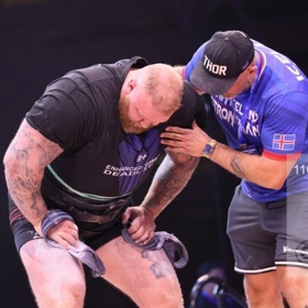 Thor Bjornsson svůj osobní rekord nepřekonal.