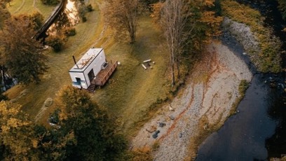 FOTO: Jejich mobilní domek k pronájmu.