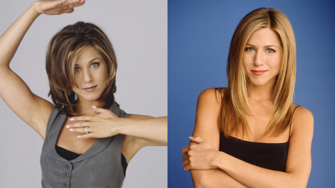 rachel green účes