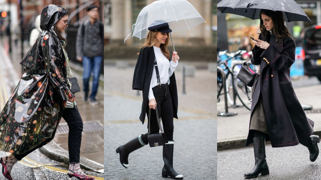 Outfity do deště Outfity do deště